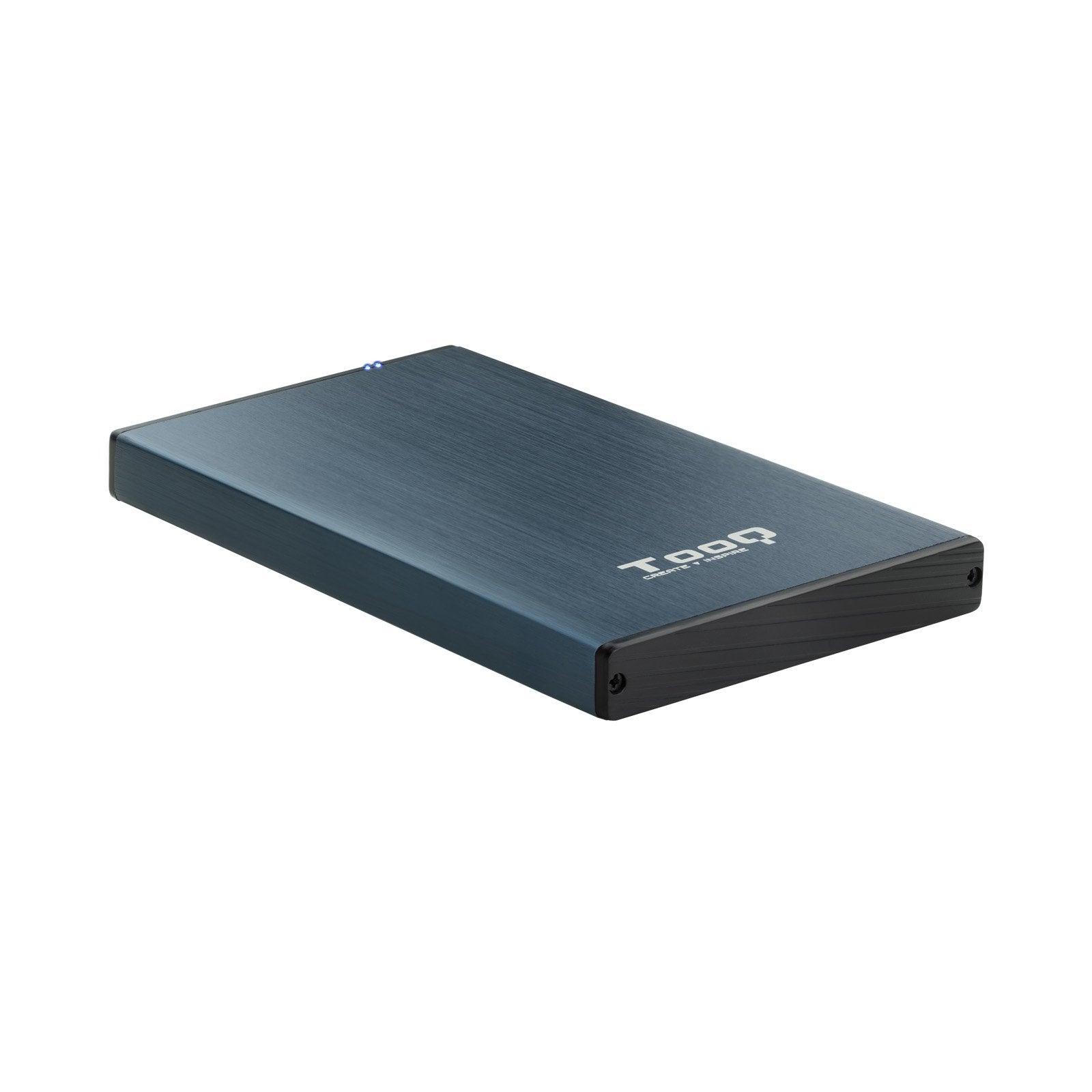EAN 8433281010222 - TooQ TQE-2527PB caja para disco duro externo Caja de disco duro (HDD) Negro, Marina 2.5" imagen 1