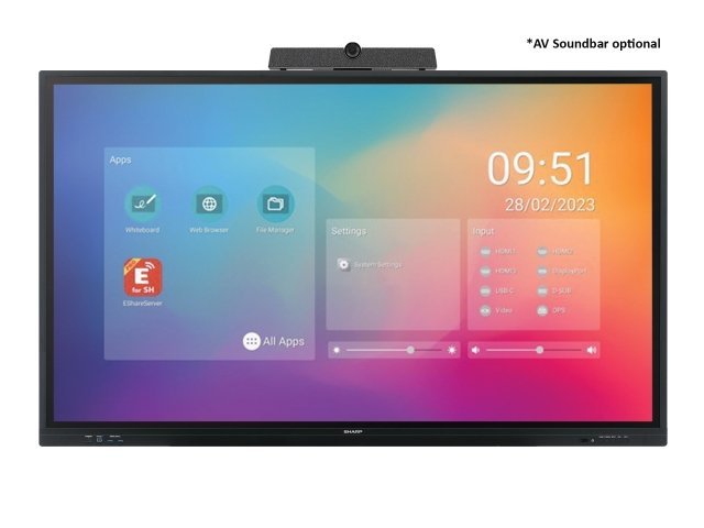 Sharp Pn-Lc862 Digital Signage Touch Display 218,44 Cm 86 Zoll