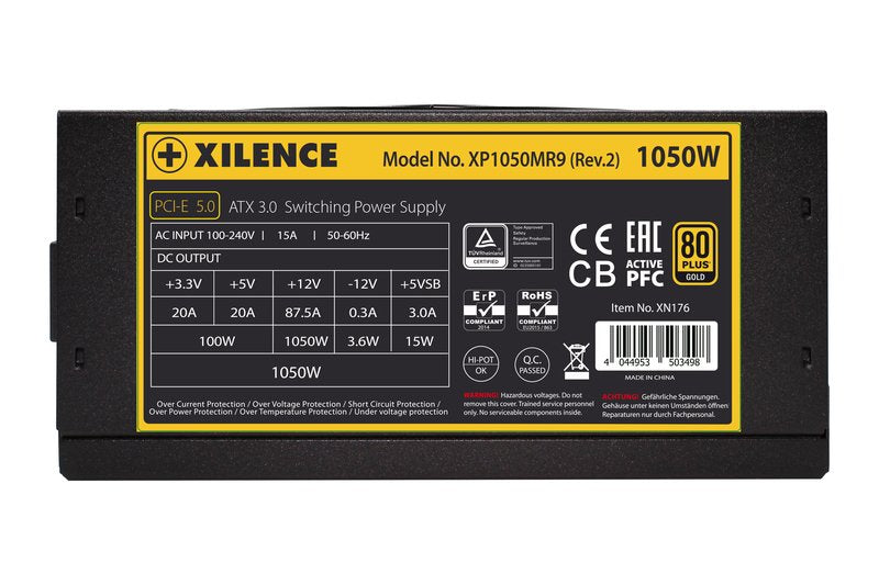 Fuente De Alimentación Xilence 1050w Performance X 80+ Gold Modular Atx3.0