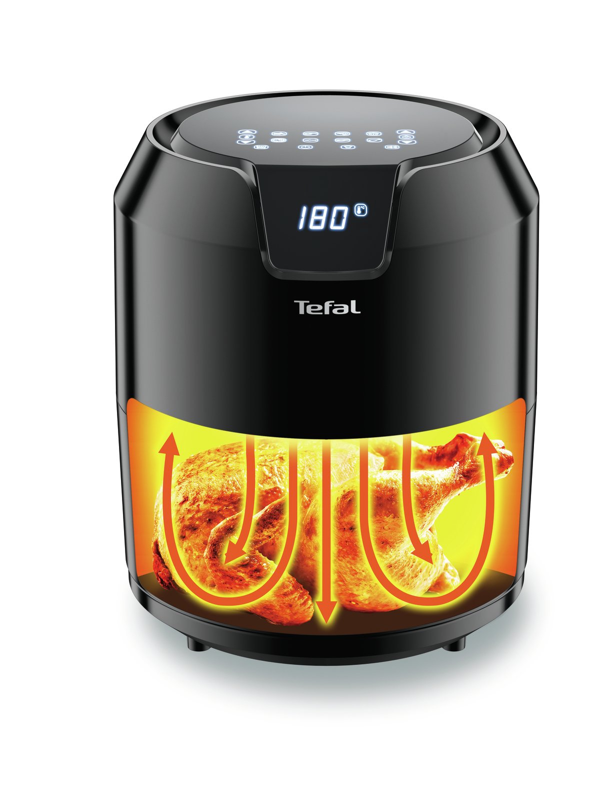 EAN 3045380014596 - Tefal Easy Fry Precision EY4018 Sencillo 4,2 L Independiente 1500 W Freidora de aire caliente Negro imagen 6