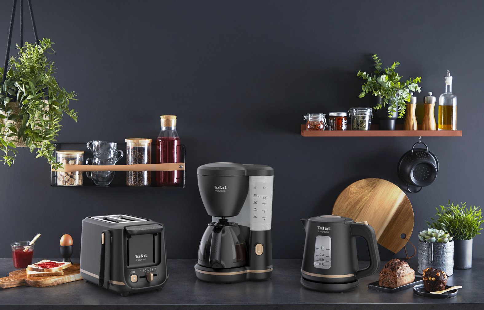 Tefal Includeo Ki5338 Tetera Eléctrica 1 L 2400 W Negro