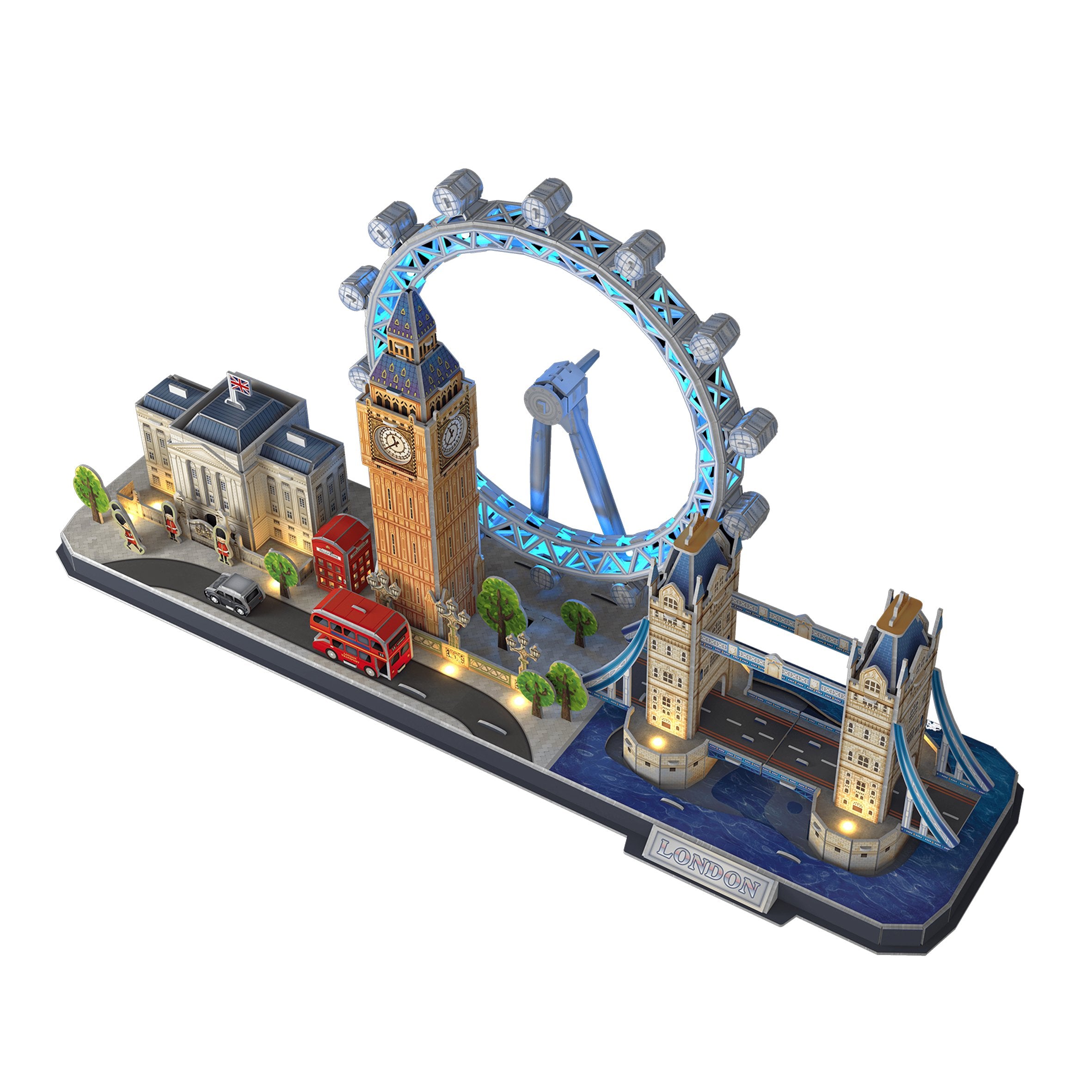 EAN 6944588205324 - CubicFun City Line London LED Puzle 3D 107 pieza(s) Edificios imagen 2