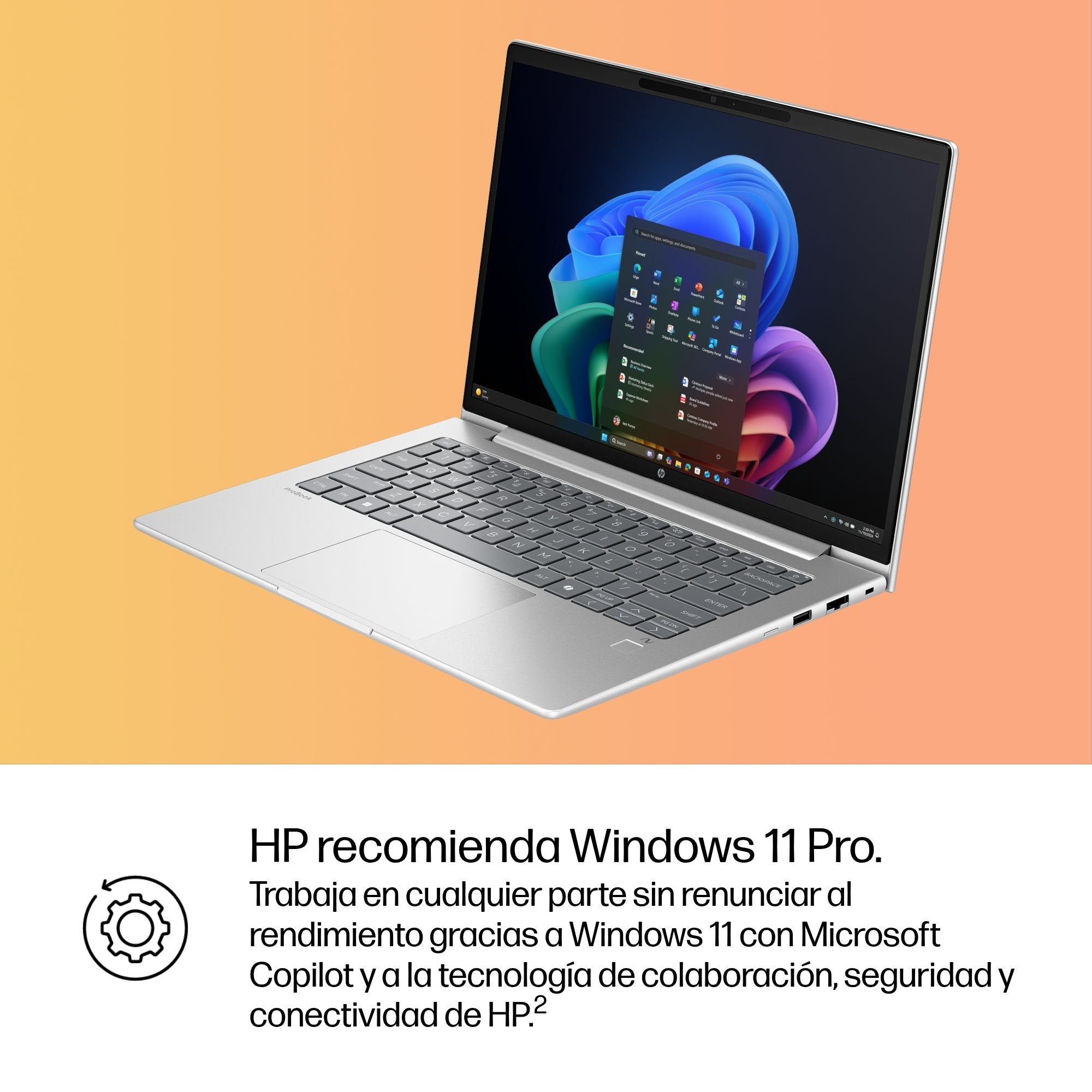EAN 0199764324740 - HP ProBook 4 G1q Notebook Next Gen AI Wolf Pro Security Edition Copilot+ PC Snapdragon X1-26-100 Portátil imagen 14
