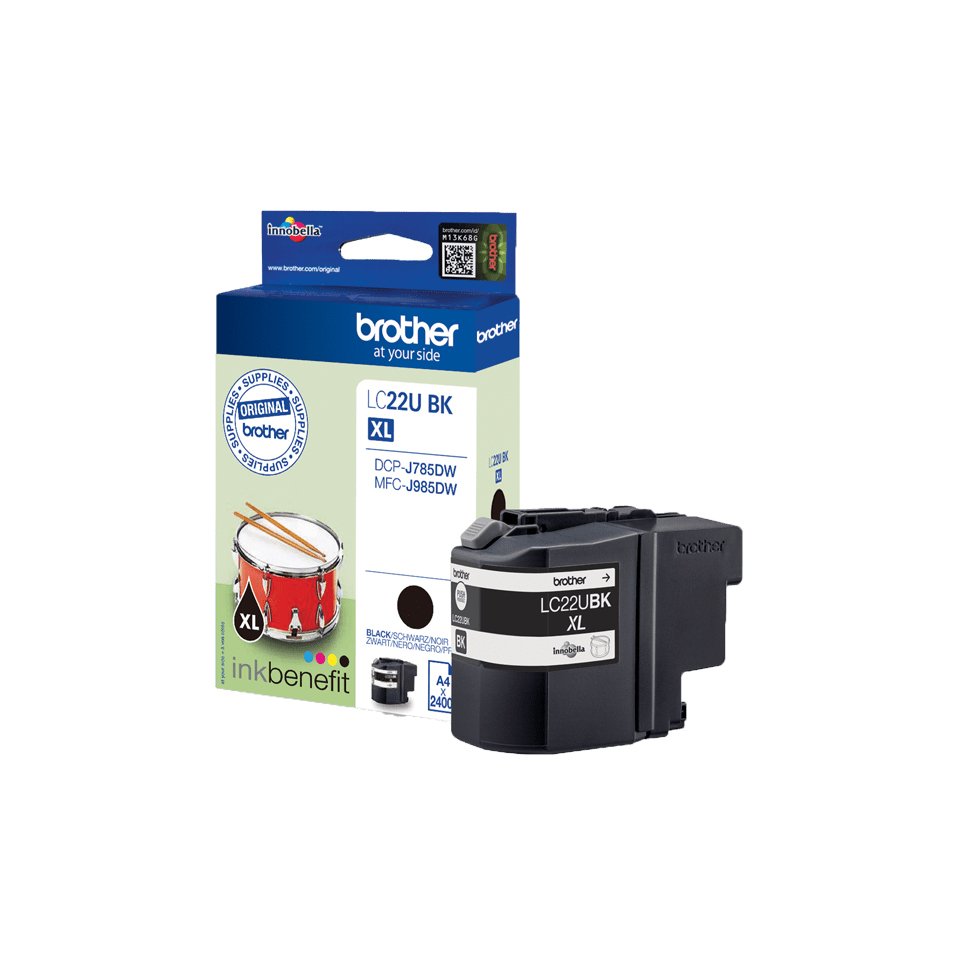EAN 4977766759649 - Brother LC22UBK cartucho de tinta 1 pieza(s) Original Negro imagen 1