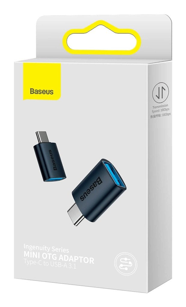 EAN 6932172605650 - Baseus ZJJQ000003 cambiador de género para cable USB Type-C USB-A 3.2 Gen 1 Azul imagen 7