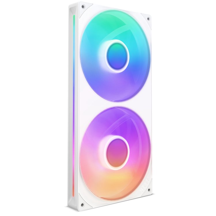 EAN 5056547204420 - NZXT RF-U28HF-W1 sistema de refrigeración para ordenador Carcasa del ordenador Ventilador Blanco 1 pieza( imagen 1