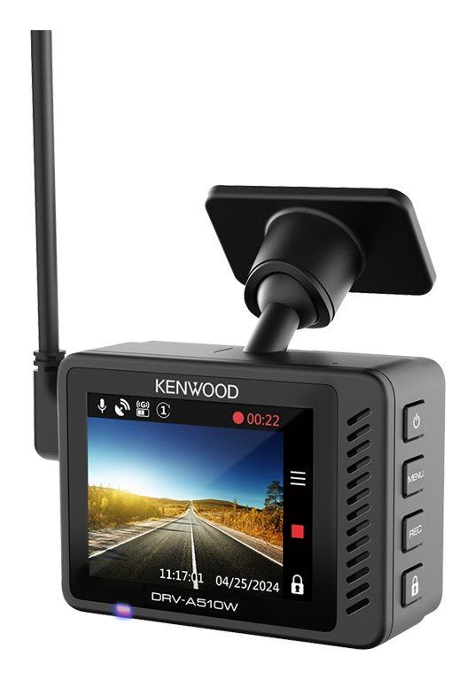 Kenwood Drv-A510w 2k Wqhd Dashcam 12/24v/Gps/Wifi/App