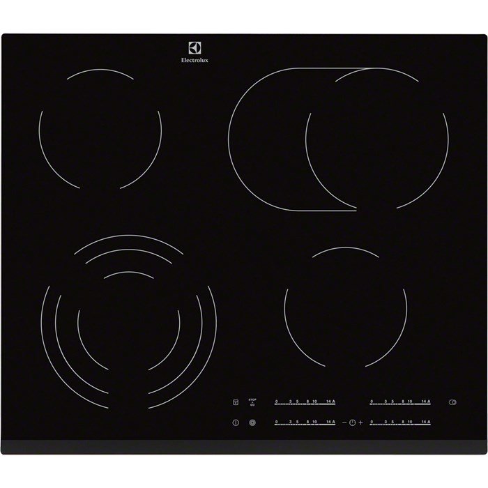 EAN 7332543250714 - Electrolux EHF6547FXK hobs Negro Integrado 4 zona(s) imagen 1