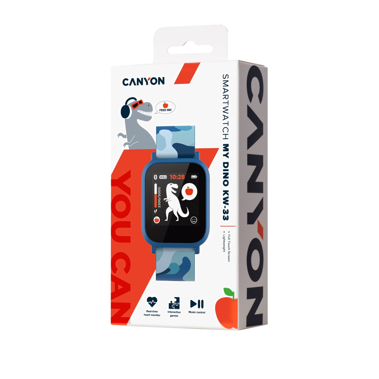 Smartwatch Kids My Dino Blue Canyon Sensor Cardiaco/ Hasta 10 Dias En Standby/ Peso 45 Gramos