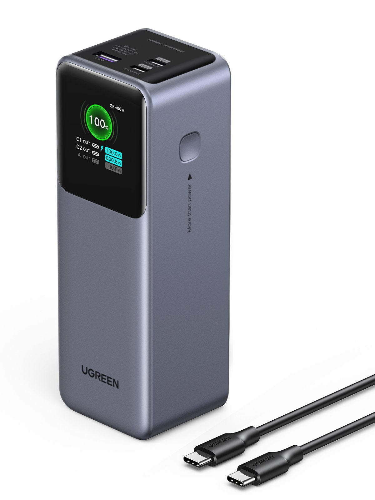 EAN 6941876242931 - Ugreen 25000mAh 200W Fast Charging Powerbank Gris imagen 2