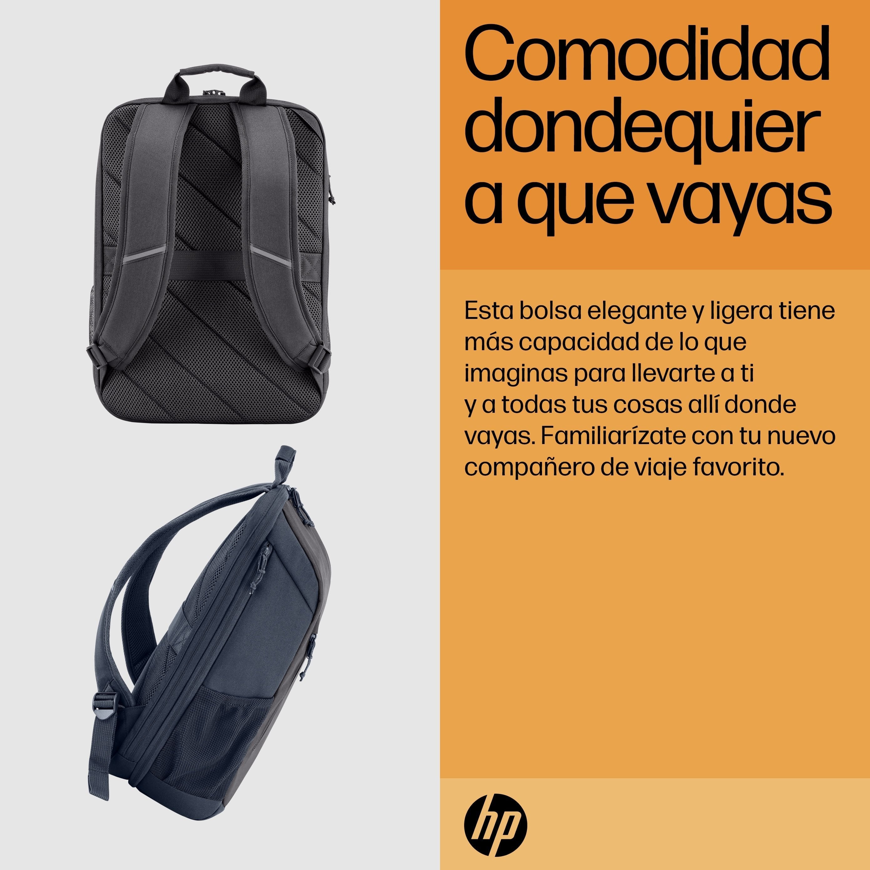 EAN 0196548661091 - HP Travel 18 Liter 15.6 Iron Gray Laptop Backpack 39,6 cm (15.6") Azul, Gris imagen 5