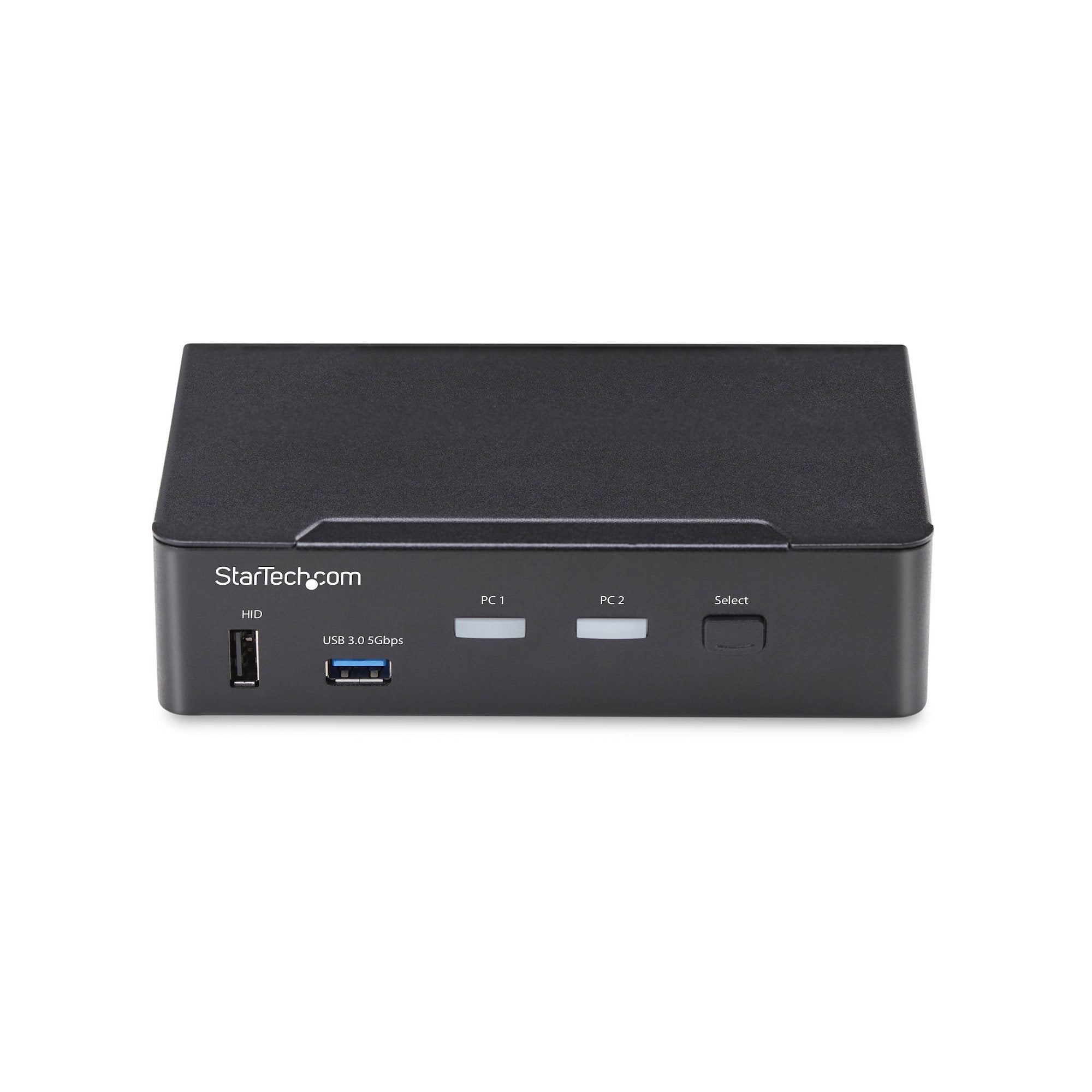 Startech.Com 2-Port Displayport Kvm Switch 4k 60hz Dp 1.2 Hdcp 1.4 Edid Management 2-Port Usb 3.0 Hub Dp Kvm Umschalter