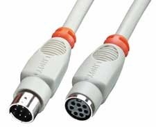 Lindy Apple Mac Serial Port Extension Cable, 2m Cable De Impresora Gris