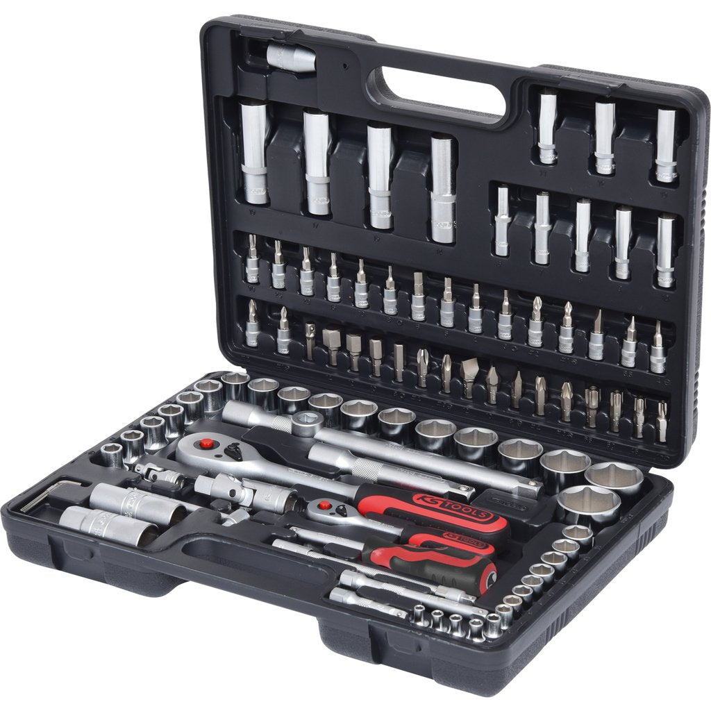 Ks Tools 1/4 +1/2 Socket Wrench -Set 94-Pieces Llave