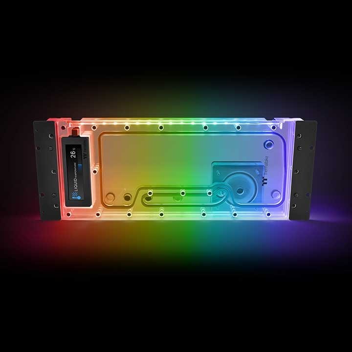EAN 4713227534574 - Thermaltake Pacific Ultra Core P6 DP-D5 Plus Carcasa del ordenador Kit de refrigeración líquida Transpare imagen 2