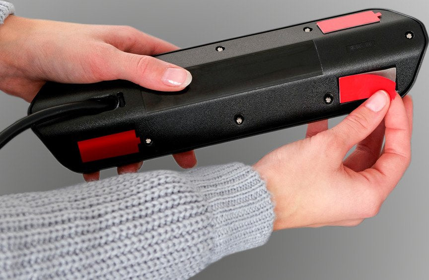 Brennenstuhl Estilo Cable De Extensión De Esquina De 6 Vías Negro