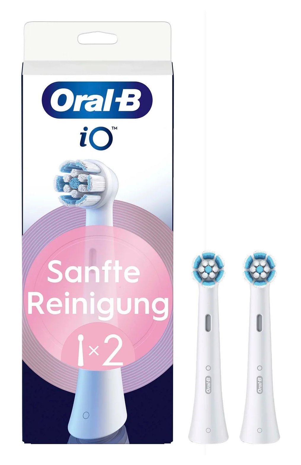 Oral-B Cabezal De Cepillo Sonic 8700216373609 / Io Sanfte Reinigung Paquete Doble Blanco