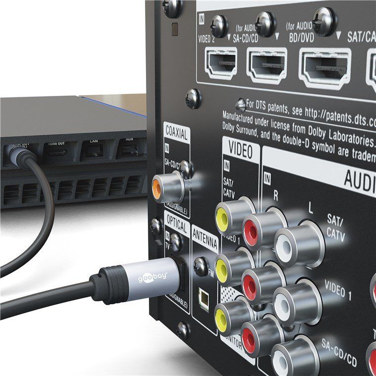 EAN 4040849771415 - Goobay 77141 cable de audio 5 m Toslink Negro imagen 4