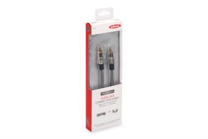 Ednet Rca M/M, 1.5m Cable De Audio 1,5 M Negro, Blanco