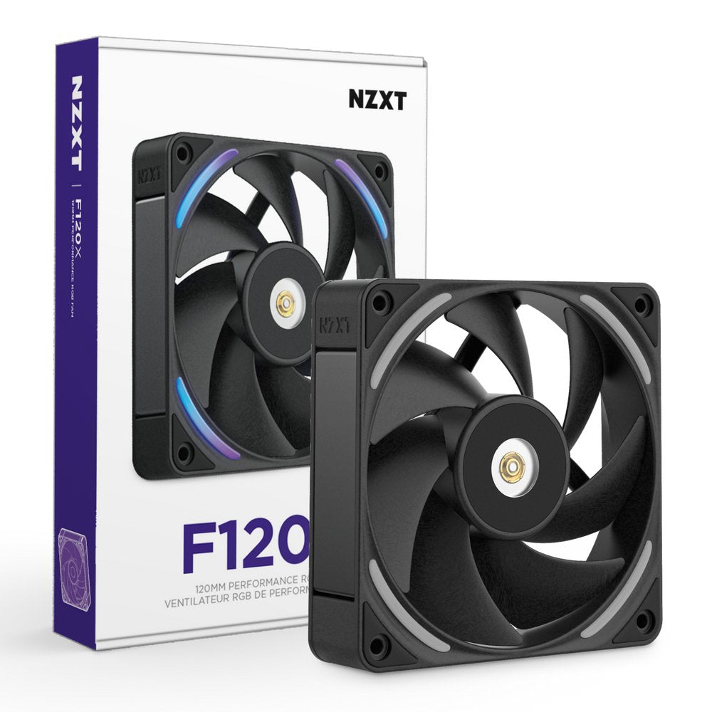 Nzxt F-Serie F120x Rgb Lã¼fter Single Black Rf-U12pn-B1 Retail