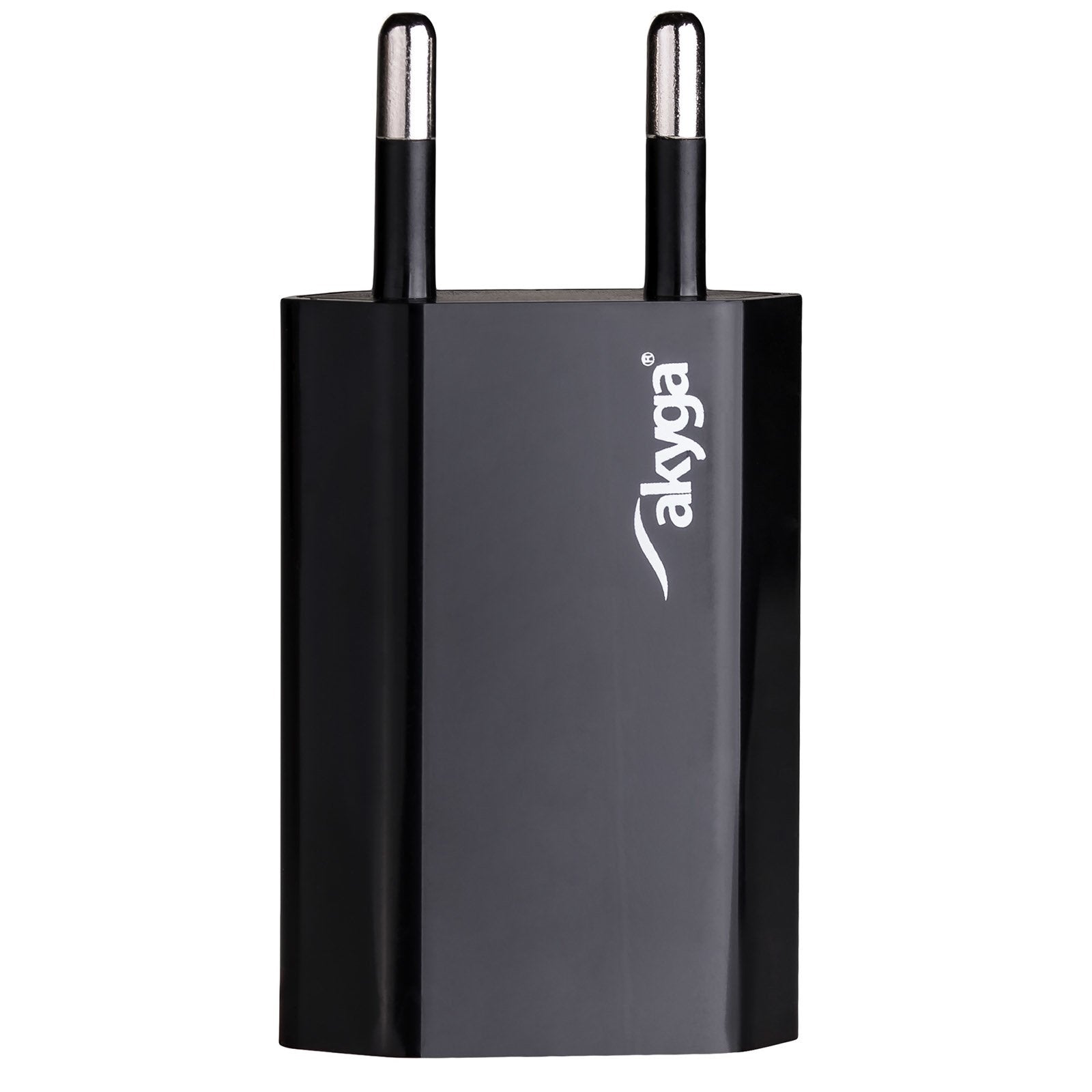 Cargador Usb Akyga Ak-Ch-03bk 240v 1000ma 1xusb Negro