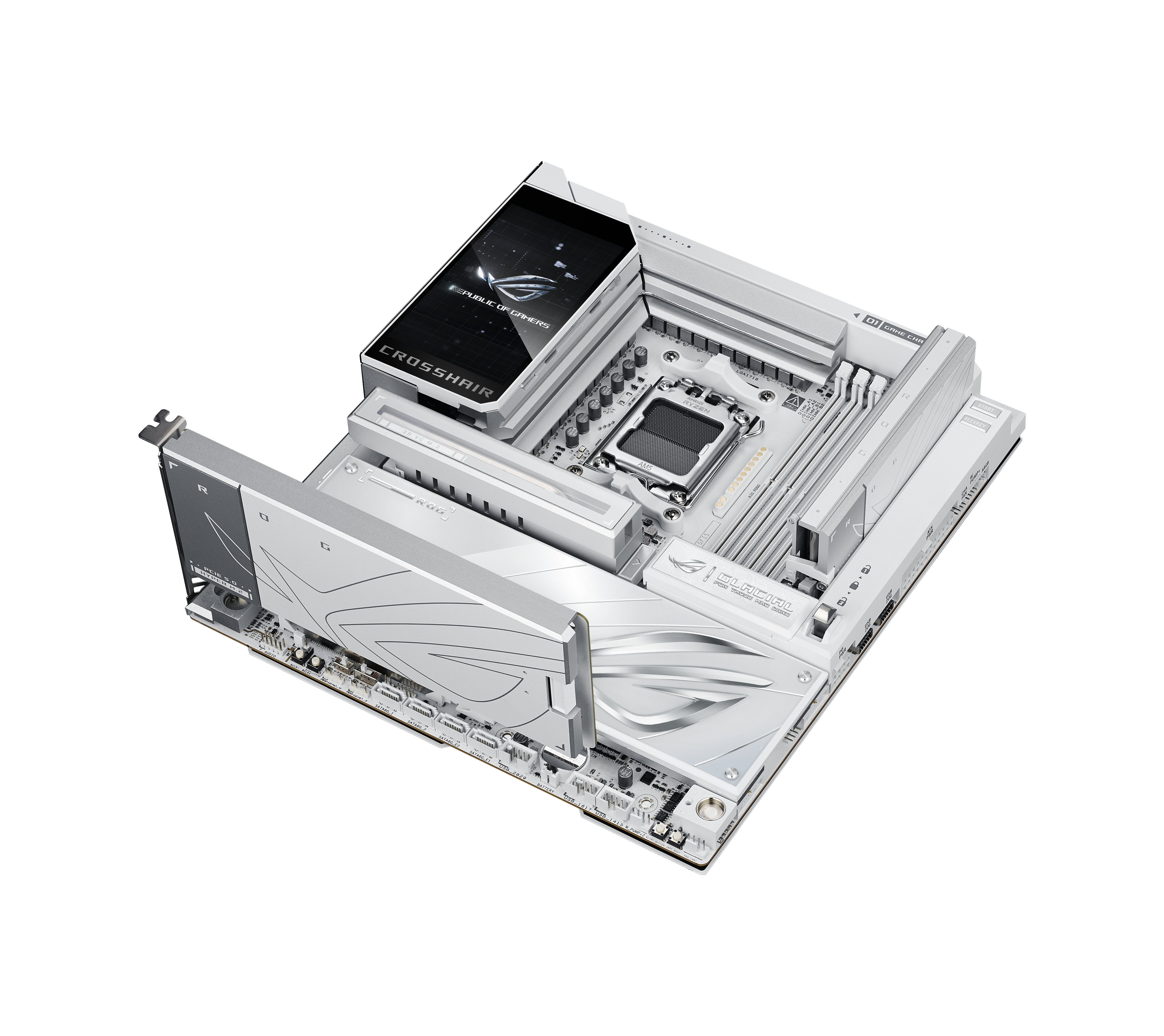 EAN 4711636392044 - ASUS ROG CROSSHAIR X870E GLACIAL AMD X870E Zócalo AM5 ATX extendida imagen 11