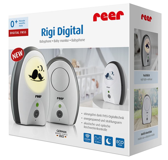 Vigilabebés Reer Rigi Digital Blanco 50070