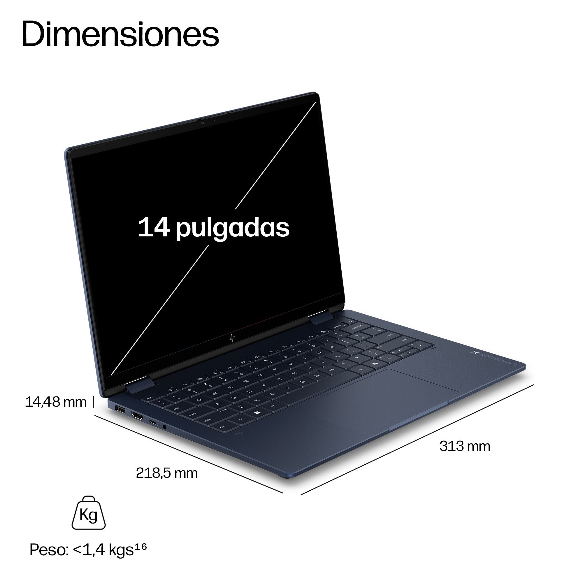 EAN 0199896671422 - HP OmniBook X Flip 2-in-1 Laptop Next Gen AI 14-kb0013ns Copilot+ PC Intel Core Ultra 9 386H 35,6 cm (14" imagen 7