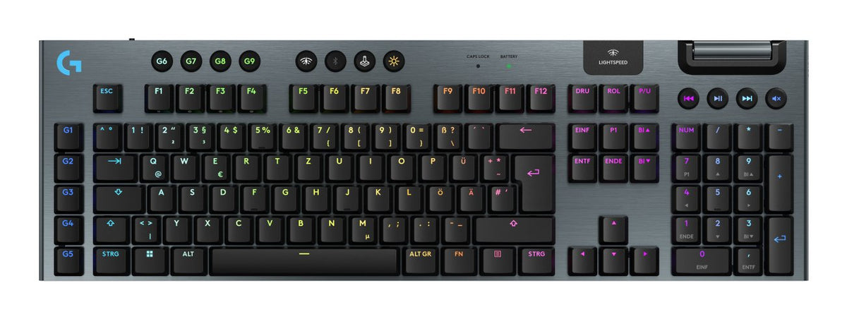 EAN 5099206121461 - Logitech G 920-012697 teclado Juego RF Wireless + Bluetooth QWERTZ Alemán Negro imagen 1
