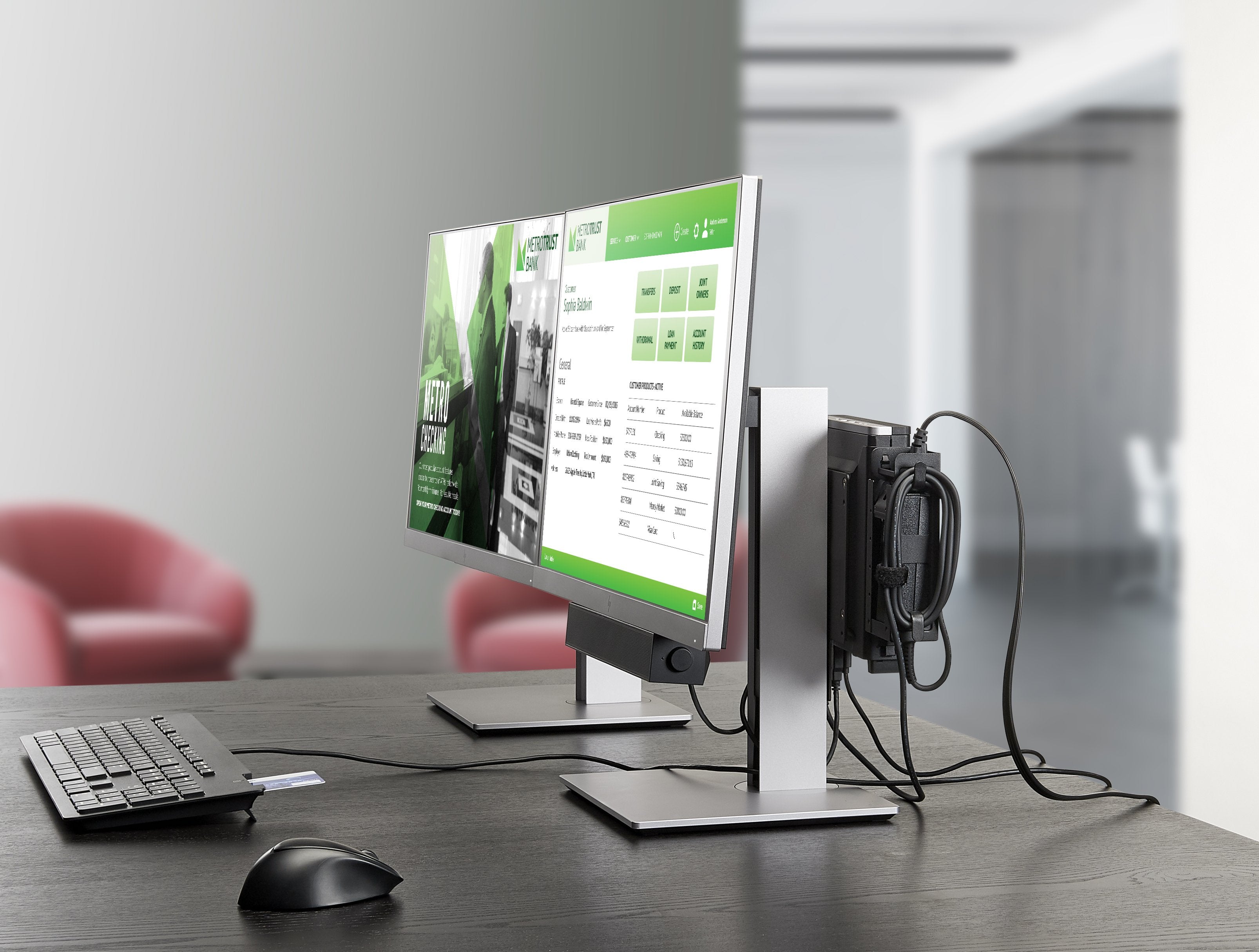 EAN 5715063501405 - HP Business Slim Smartcard Keyboard teclado Oficina USB Negro imagen 1