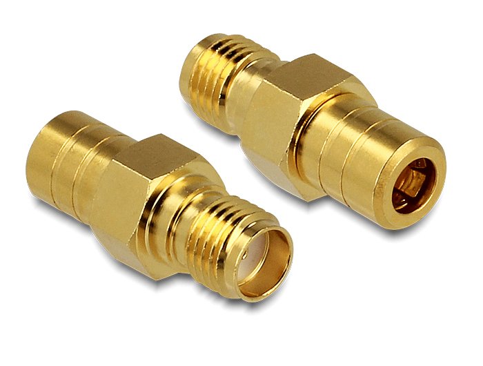 EAN 4043619888290 - DeLOCK 88829 cambiador de género para cable SMA SMB Oro imagen 1