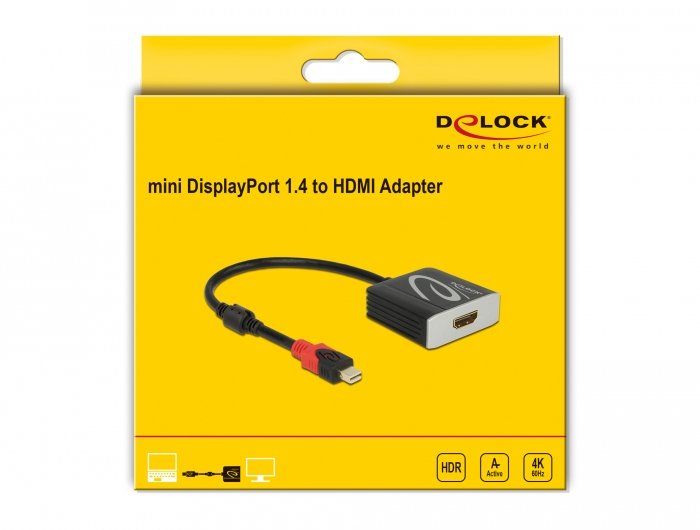 EAN 4043619653027 - DeLOCK 65302 adaptador de cable de vídeo 0,2 m Gris imagen 2