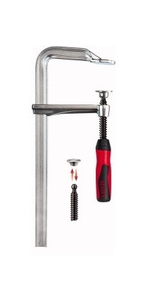 Abrazadera De Tornillo Bessey Gz40-2k Negro / Rojo, 400/120