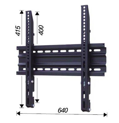 Soporte Itb Amom06145 Tv Mount 127 Cm (50") Negro