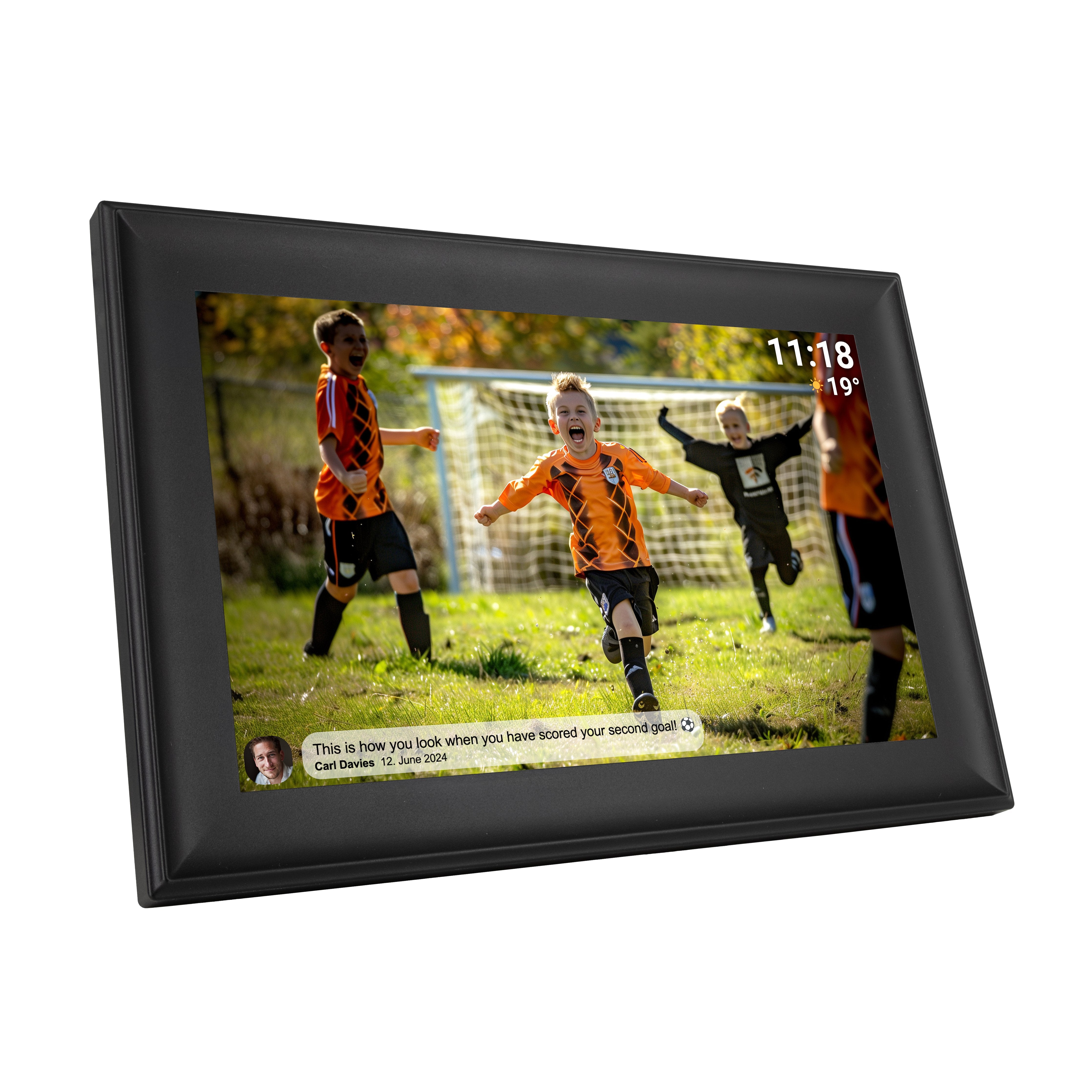 EAN 5706751078675 - Denver PFF-1080B marco fotográfico digital Negro 25,6 cm (10.1") Pantalla táctil Wifi imagen 4