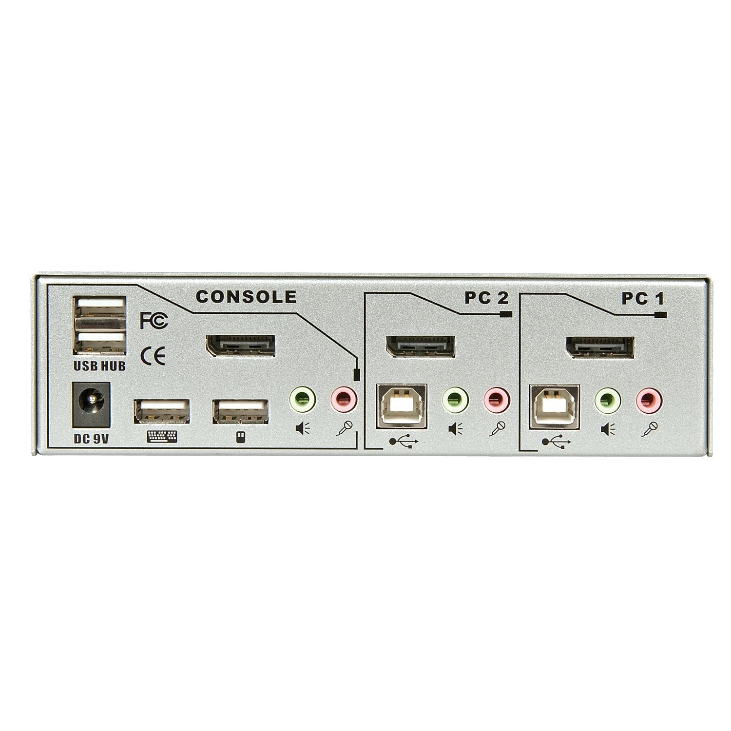 Lindy Kvm Switch Pro 2 Port Displayport 1.2 Usb 2.0 & Audio