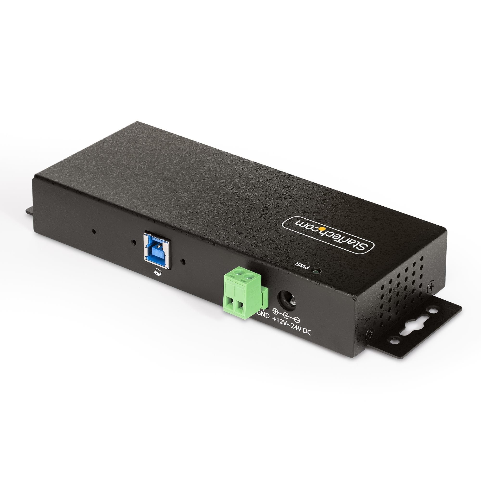 Startech.Com Hub Usb Industrial De 7 Puertos Gestionado Caja De Metal Montaje Din, Pared, Escritorio - Usb 3.2 Gen 1 5gbps