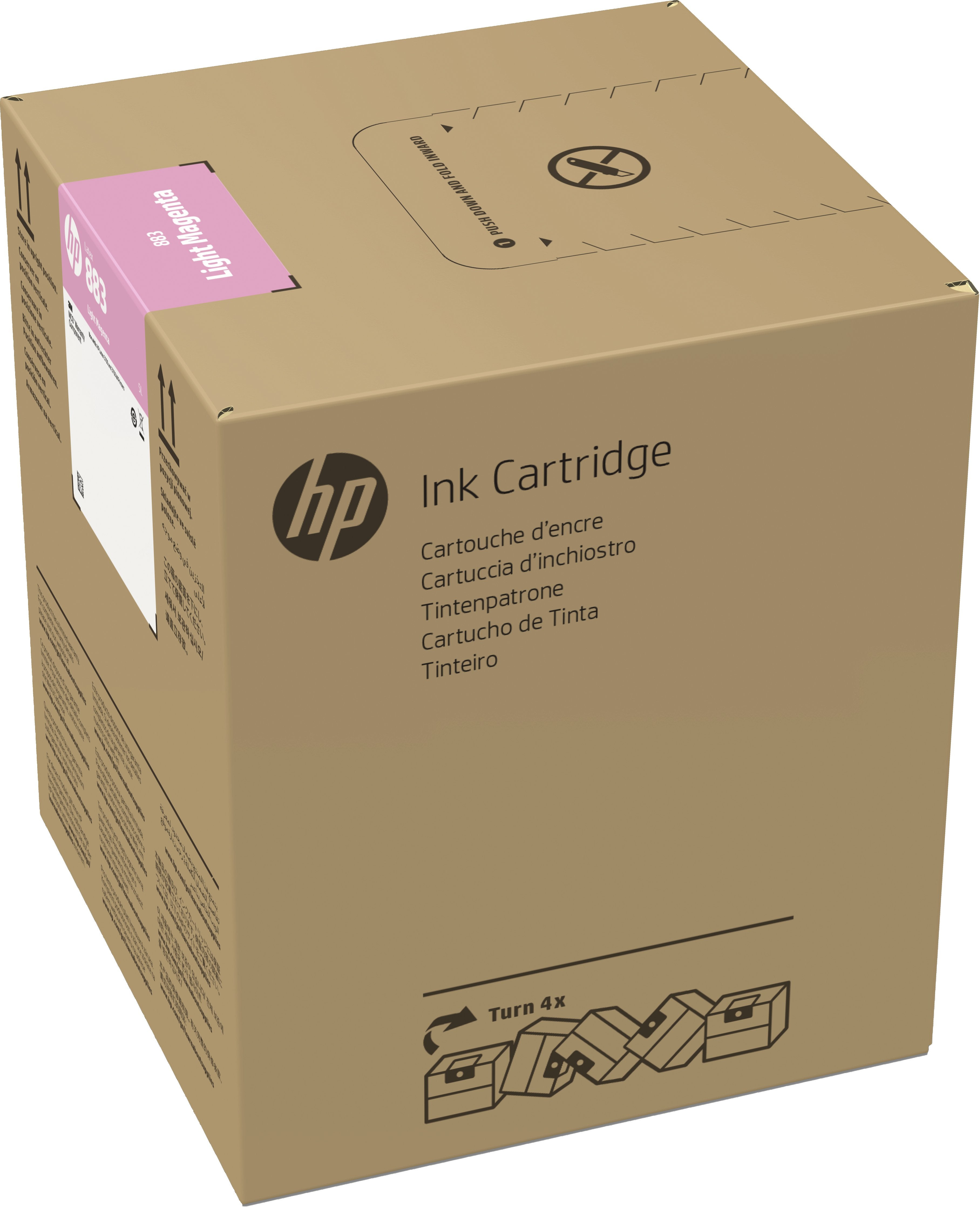 EAN 195697107276 - HP 883 5-liter Light Magenta Latex Ink Cartridge cabeza de impresora Inyección de tinta térmica imagen 1