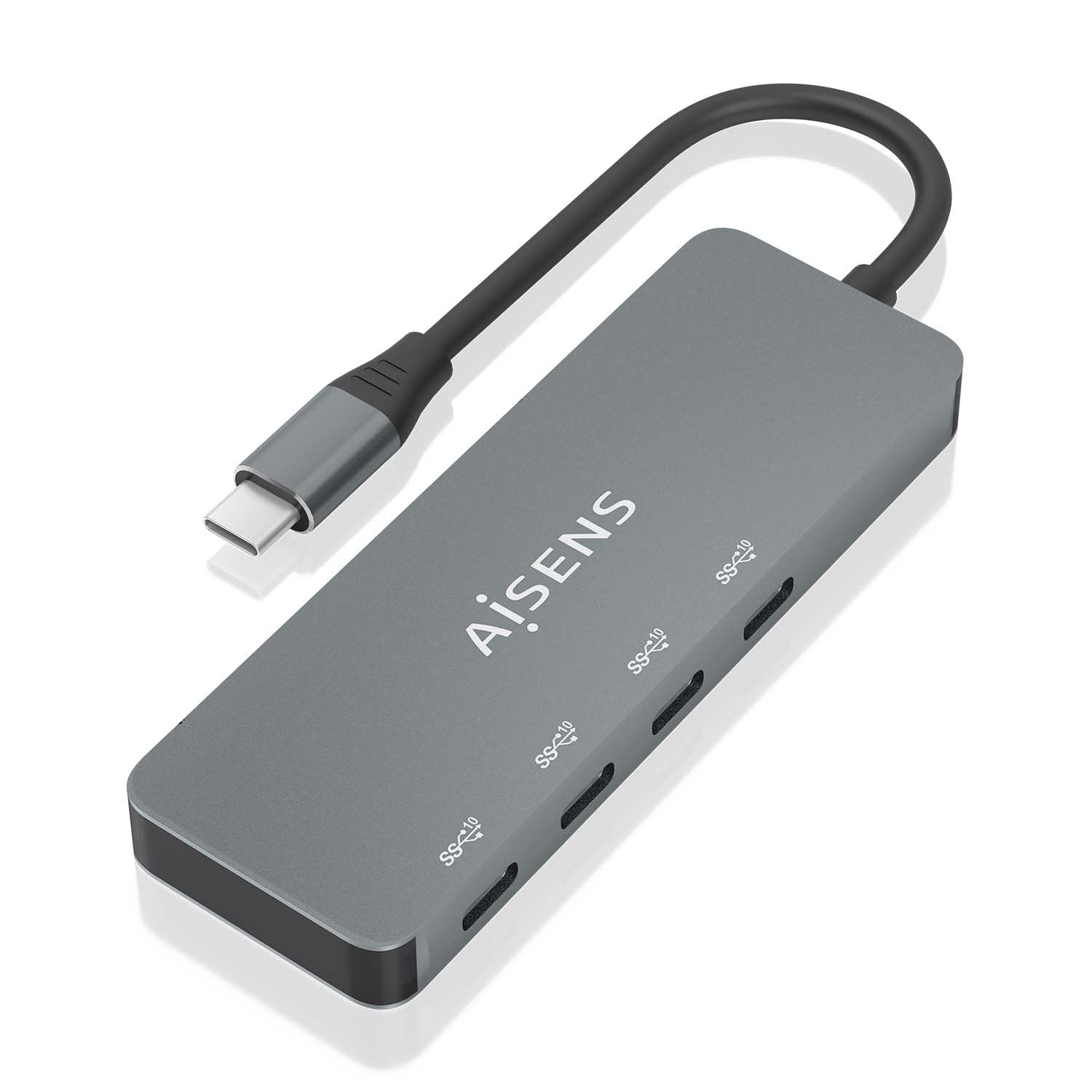 EAN 8436574708158 - AISENS A109-0695 hub de interfaz USB 3.2 Gen 2 (3.1 Gen 2) Type-C 10000 Mbit/s imagen 1