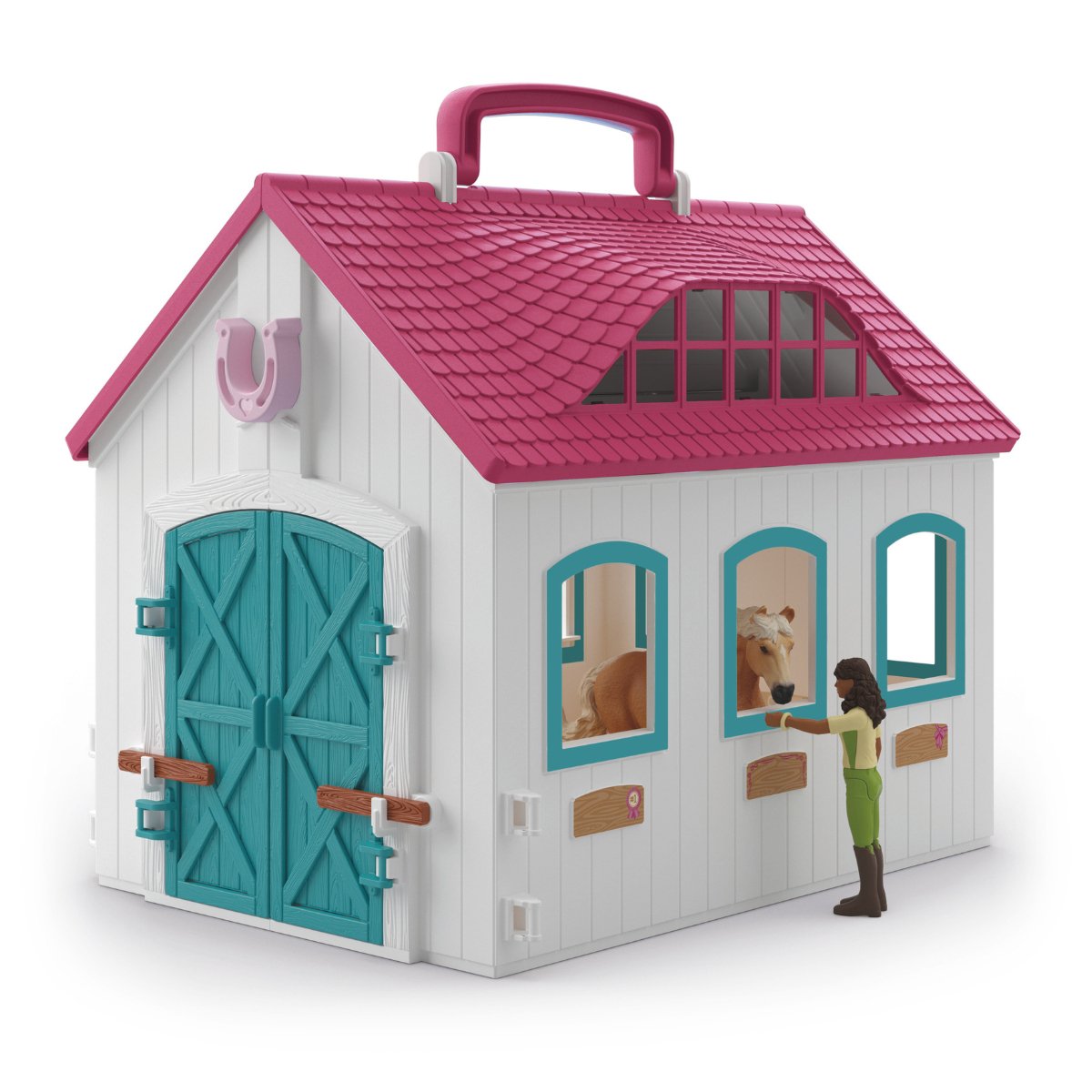 Schleich Horse Club Offenstall Little Horseshoe, Edificio De Juegos 42703