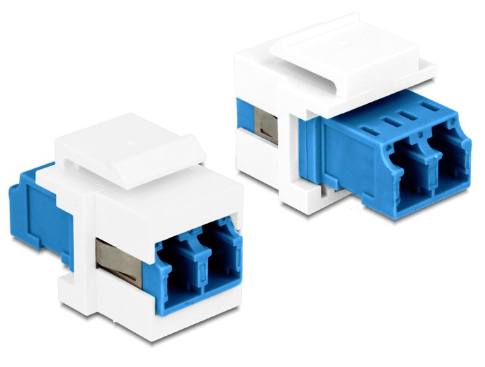 Adap Delock Keystone Lc Duplex To Lc Duplex Singlemode