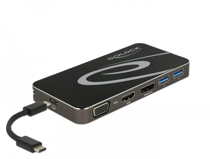 Delock Usb Type-C 3.2 Dockingstation 4k Hdmi + Dp
