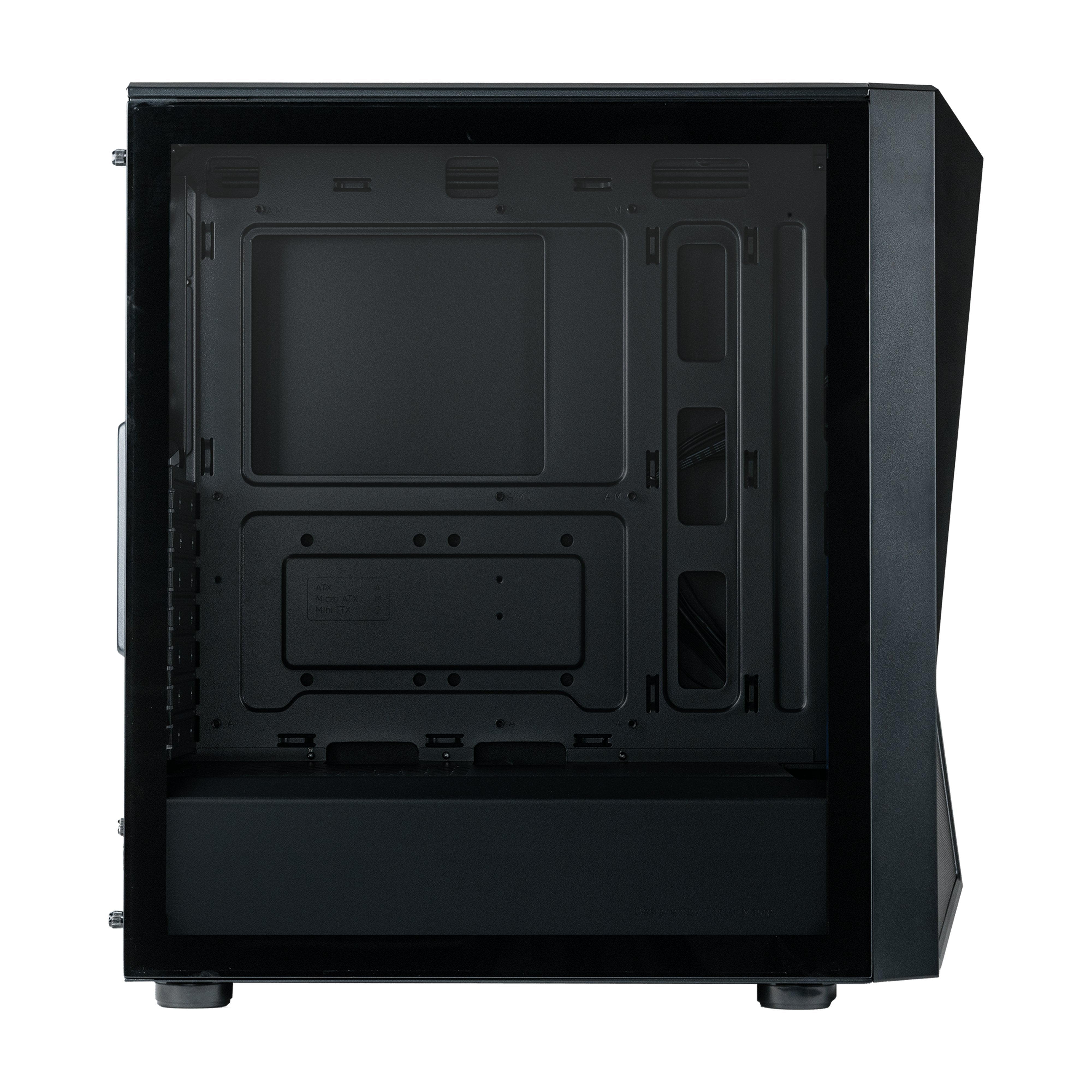 Caja Pc Cooler Master Cmp 520 Midi Tower Negro (Cooler Master Cmp 520 Case, Black, Mid Tower, 1 X Usb 3.2 Gen 1 Type-A, 1 X Usb 2.0, Tempered Glass Side Window Panel, Asymmetrical Mesh Geode Front Panel, 3 X Addressable Rgb Fans Included)
