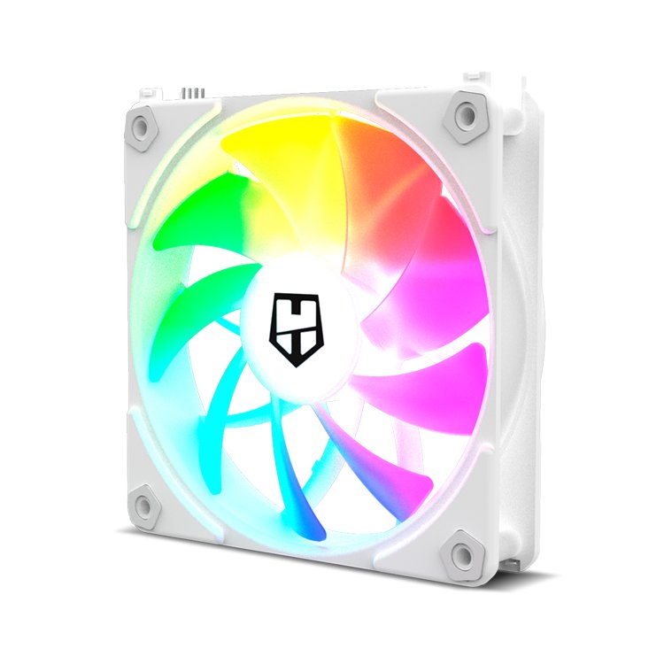 Ventilador Caja Nox Hummer Easylink Argb Fans Kit Blancos 1500rpm Pwm Argb