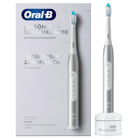 EAN 4210201305644 - Oral-B Pulsonic Slim Luxe 4000 Adulto Cepillo dental sónico Platino imagen 2