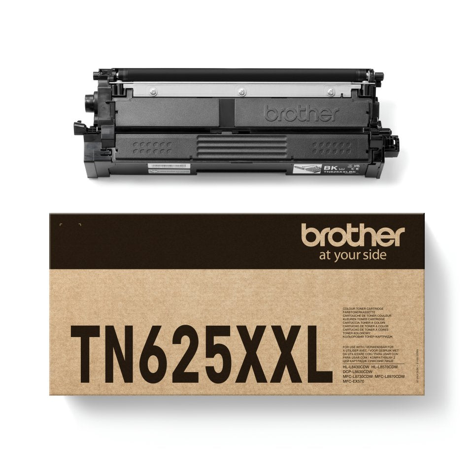 EAN 4977766843591 - Brother TN-625XXLBK cartucho de tóner 1 pieza(s) Original Negro imagen 1