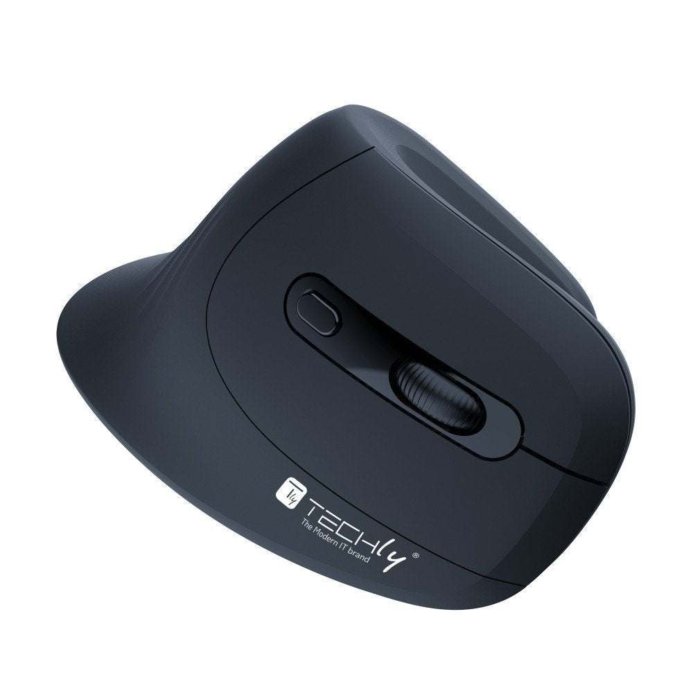 Ratón Óptico Vertical Ergonómico Inalámbrico Techly De 3200 Dpi