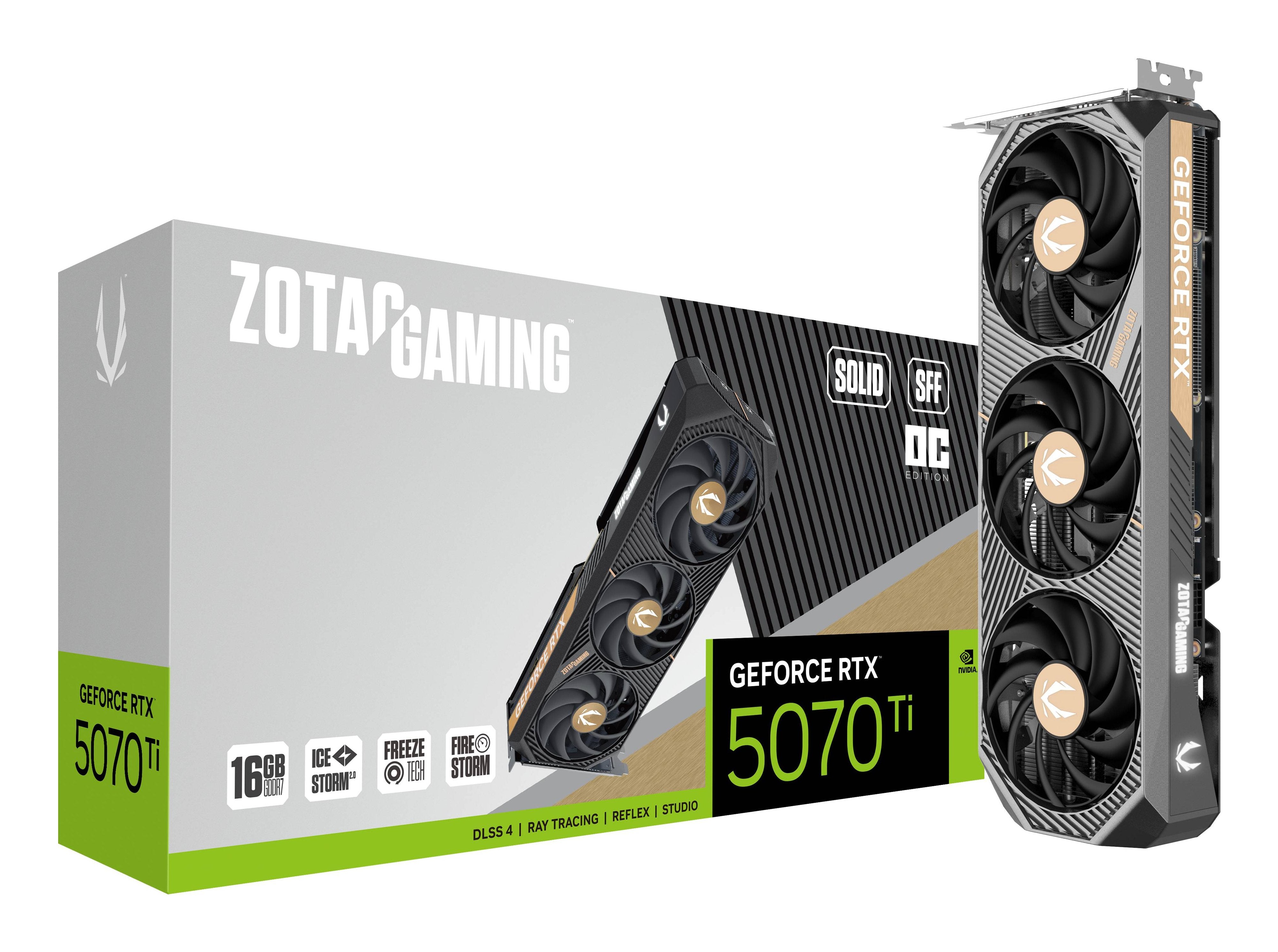 EAN 8886307700803 - Zotac GAMING GeForce RTX 5070 Ti SOLID SFF OC NVIDIA 16 GB GDDR7 imagen 7