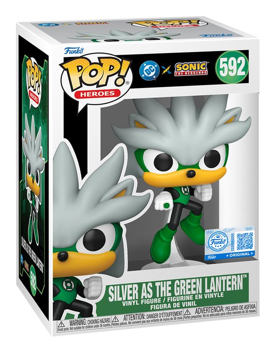 Pop Heroes Jla And Sonic- Silveaccs