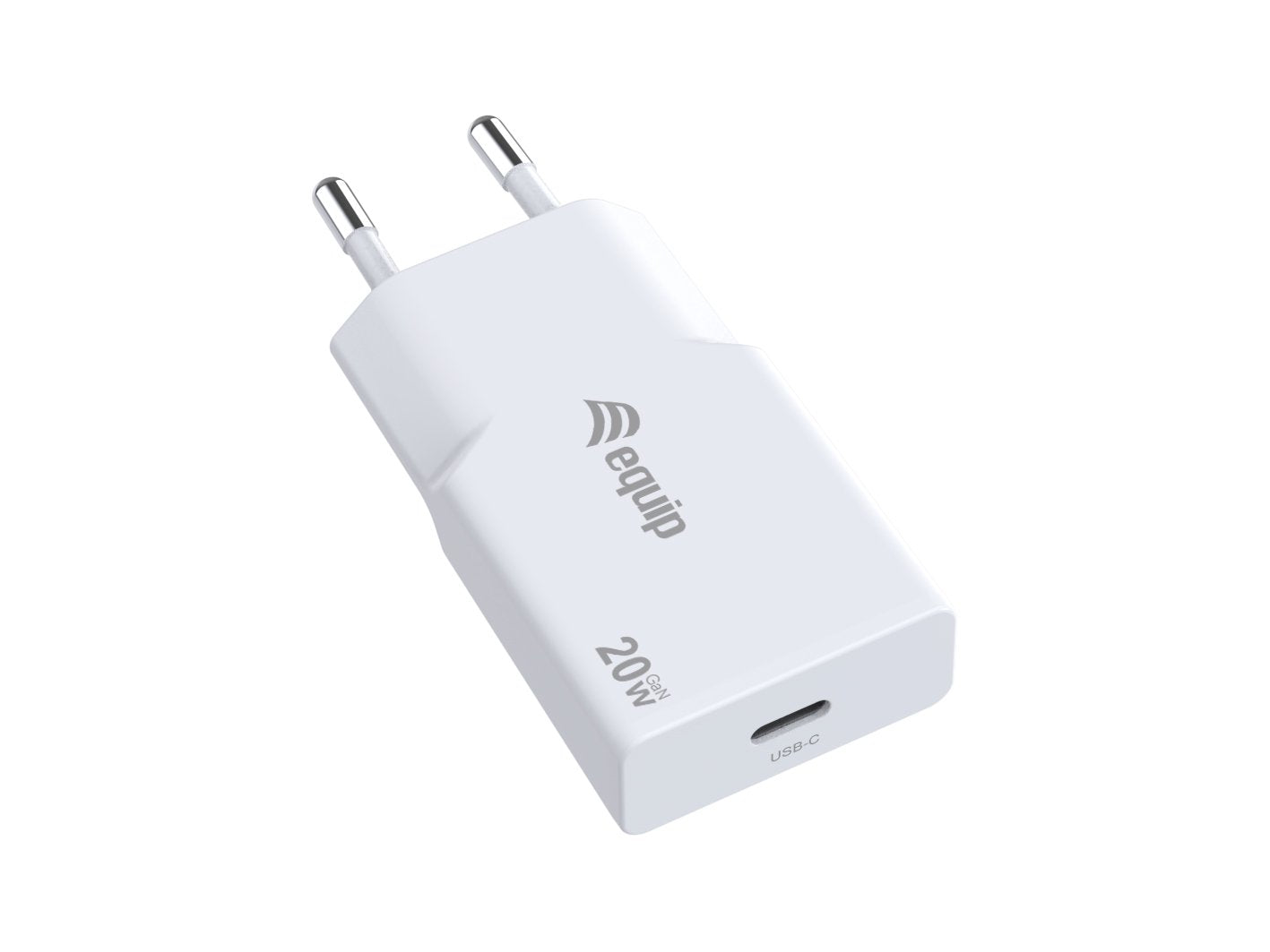 Equip Cargador 1port Usb-C Pd3.0 Gan Slim 20w Blanco